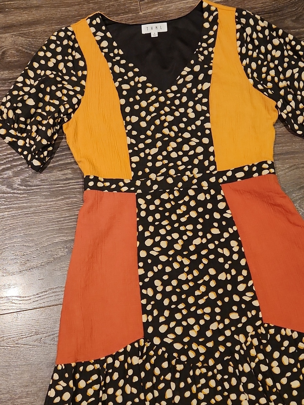 ❤️ THML BOHO PATCHWORK DRESS, SMALL - Picture 5 of 10